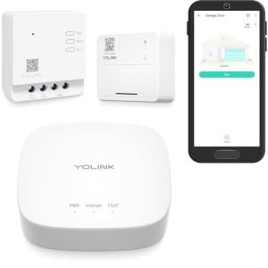 YoLink Smart Garage Door Kit with Hub and Sensor