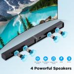 MZEIBO 80W Detachable Bluetooth Sound Bar