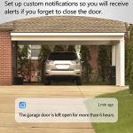 Smart Wi-Fi Garage Door Opener Remote,APP Control, Compatible with Alexa, Google Assistant, Siri, No Hub Required