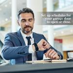 Smart Wi-Fi Garage Door Opener Remote,APP Control, Compatible with Alexa, Google Assistant, Siri, No Hub Required