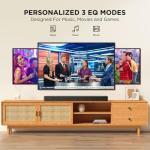 100W Detachable Bluetooth Sound Bar with EQ Modes