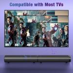 Yenjuty 100W Bluetooth Sound Bar for Smart TVs
