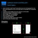 YoLink Garage Door Remote Controller and Sensor