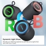 Portable Waterproof Bluetooth Speaker with Lights