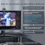 NexiGo N60 1080P Webcam with Privacy Cover