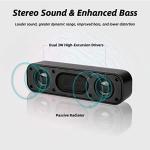 Portable USB Mini Sound Bar with Enhanced Bass