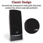 Cyber Acoustics CA-2014 Stereo Speakers with Easy Controls