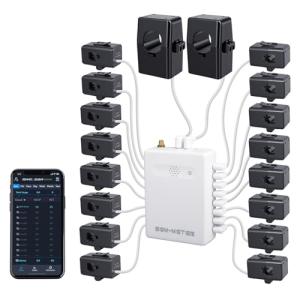 Real-Time Smart Home Energy Monitor with 16 Sensors