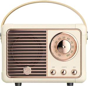 Retro Bluetooth Speaker with Stereo Sound