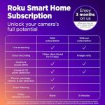 Roku Outdoor Security Camera with Night Vision