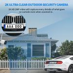 Septekon 4 Pack 2K Outdoor Security Cameras