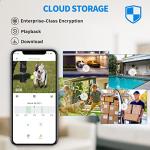 Septekon 4 Pack 2K Outdoor Security Cameras