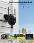 Outdoor 3MP Security Camera with Night Vision