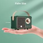 Vintage-Style Bluetooth Speaker for Home and Travel