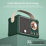 Vintage-Style Bluetooth Speaker for Home and Travel