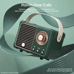 Vintage-Style Bluetooth Speaker for Home and Travel