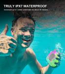 Waterproof Bluetooth Shower Speaker with LED Light