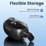 Wireless Outdoor Security Camera with Solar Panel