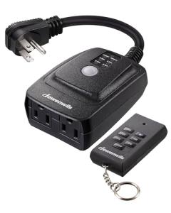 DEWENWILS Waterproof Outdoor Timer with Remote Control