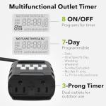 BN-LINK Weatherproof Outdoor Programmable Timer 1875W