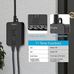 TiFFCOFiO Waterproof Outdoor Timer with Remote Control