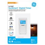 GE 3-Way SunSmart Digital Timer for Walls