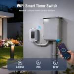 SURAIELEC WiFi Smart Switch Timer for Outdoors