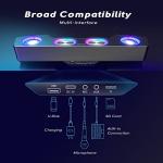 Fifine RGB Bluetooth Speakers for Gaming and Streaming