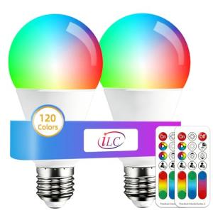 Color Changing LED Light Bulb with Remote Control