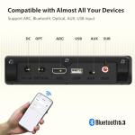 Wohome Soundbar with Wired Subwoofer for Smart TVs