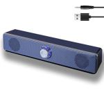 USB-Powered Stereo Sound Bar Speakers for PC