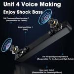 USB-Powered Stereo Sound Bar Speakers for PC