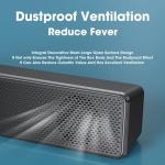 USB-Powered Stereo Sound Bar Speakers for PC