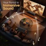 Saiyin 60W Bluetooth Sound Bar with Virtual Surround