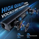 50W Smart TV Sound Bar with Bluetooth & Bass