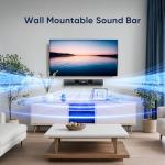 50W Smart TV Sound Bar with Bluetooth & Bass