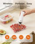 Compact Handheld Food Vacuum Sealer with Bags
