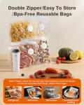 Compact Handheld Food Vacuum Sealer with Bags