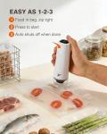 Compact Handheld Food Vacuum Sealer with Bags