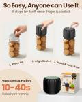 Electric Mason Jar Vacuum Sealer Kit - Black