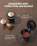 AIRMSEN Grind & Brew Coffee Maker with Grinder