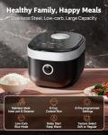YOKEKON 8-Cup Stainless Steel Rice Cooker