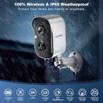 Wireless 2K Outdoor Security Camera with AI Detection