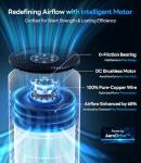 Large Room Air Purifier with True HEPA Filter