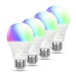 Amazon Basics Smart Color Changing LED Bulbs - 4-Pack