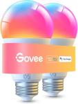 Govee Smart LED Color Changing Bulbs, 2 Pack
