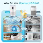 MOOKA H13 HEPA Air Purifier for Large Rooms