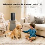 Quiet HEPA Air Purifier for Bedrooms, Covers 880 Sq Ft