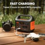 Jackery Solar Generator 300 with SolarSaga 100W Panel