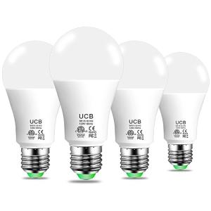 UCB Smart Light Bulbs, Bluetooth, 4-Pack